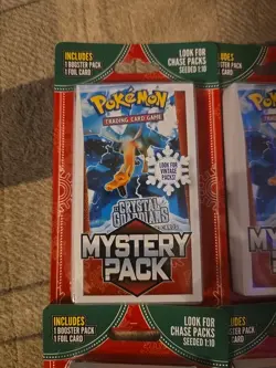 6x Pack Lot Pokemon Mystery Pack Holiday Vintage Crystal Guardians Seeded 1:10 - Image 3