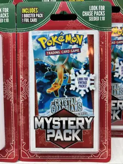5x Pack Lot Pokemon Mystery Pack Holiday Vintage Crystal Guardians Seeded 1:10 - Image 2