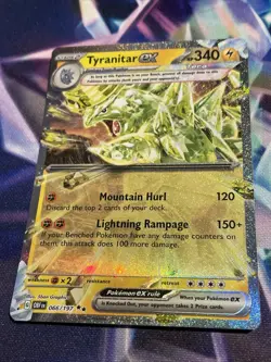 Pokemon TCG Tyranitar ex 066/197 Double Rare Obsidian Flames NM/M - Image 2