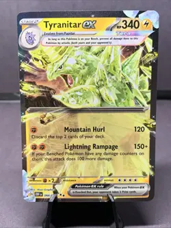 Pokemon TCG Tyranitar EX Holo Double Rare SV03: Obsidian Flames 066/197 NM - Image 1