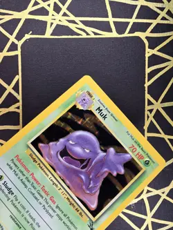 🔥 Muk 13/62 🔥 Original Holo Rare Fossil Set Pokemon Card WOTC TCG 1999 - Image 5