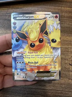 Pokemon Radiant Collection Flareon EX full Art Holo RC28/RC32 - Image 1