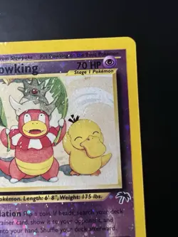 Pokemon TCG Slowking Southern Islands 14 Reverse Holo Promo Card Swirl - Image 4
