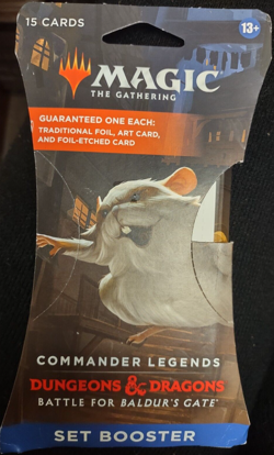 Magic the Gathering D & D Commander Legends Baldur’s Gate - 15 Card Set Booster - Image 1