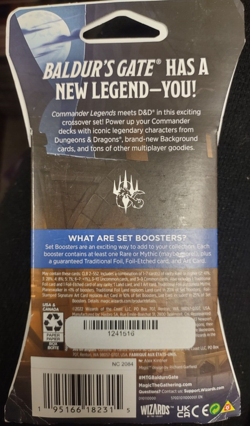 Magic the Gathering D & D Commander Legends Baldur’s Gate - 15 Card Set Booster - Image 2