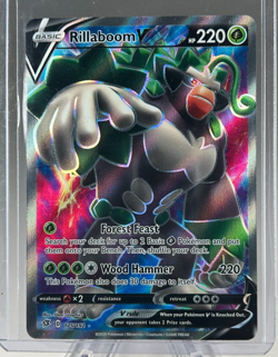 Rillaboom V - 175/192 - Pokemon Rebel Clash - Pokemon Card - NM - Image 1