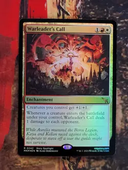MTG Card: Warleader's Call (Murders Karlov Manor) FOIL - Image 1