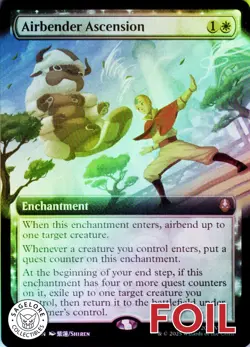 MTG Airbender Ascension (Extended Art) (364) | NM Foil | Avatar {TLA} - Image 1