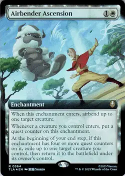 MTG Airbender Ascension (Extended Art) (364) | NM Foil | Avatar {TLA} - Image 2