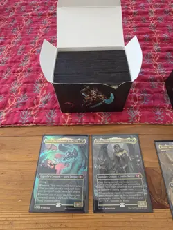 Gently Used Tarkir Dragonstorm Commander Deck Set - all decks in sleeves - Image 2