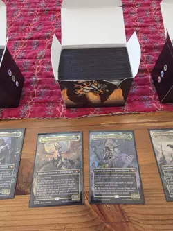 Gently Used Tarkir Dragonstorm Commander Deck Set - all decks in sleeves - Image 3