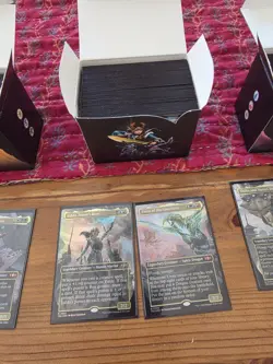 Gently Used Tarkir Dragonstorm Commander Deck Set - all decks in sleeves - Image 4