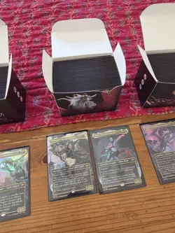 Gently Used Tarkir Dragonstorm Commander Deck Set - all decks in sleeves - Image 5