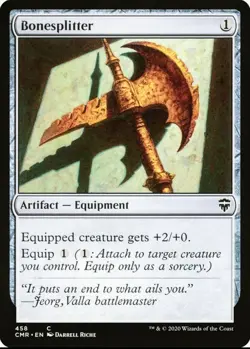 X 1 Bonesplitter NM Commander Legends 458 MTG Magic The Gathering - Image 1
