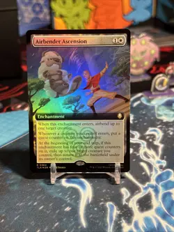 1x Airbender Ascension - Foil - Extended Art R MTG Avatar: The Last Airbender NM - Image 1