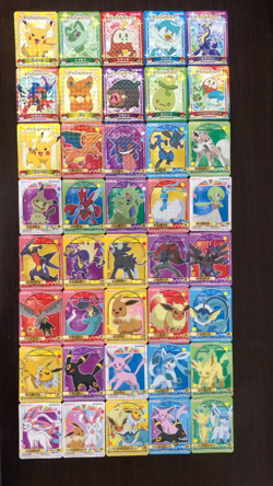 Marumiya Pokemon Sticker Complete Seal 2023 Limited Japanese Nintendo Holo 40Set - Image 2