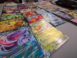 250 Pokemon Cards Bulk Lot 2x Ultra Rare 32 Rares & Shiny Holo Amazing Gift! - Image 4