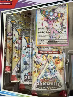 Pokemon TCG Scarlet and Violet Prismatic Evolutions Premium Figure Collection - Image 4