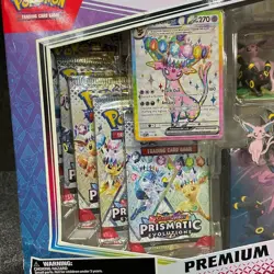 Pokemon TCG Scarlet and Violet Prismatic Evolutions Premium Figure Collection - Image 2