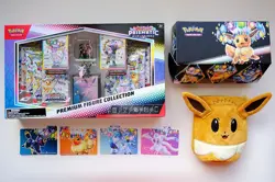 Pokemon TCG Scarlet and Violet Prismatic Evolutions Premium Figure Collection - Image 1