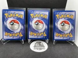 Pokemon Fossil Set Gastly Haunter Gengar 3 Card Lot Wizards 1999 TCG - Image 2