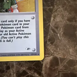 Pokemon TCG Lt. Surge Gym Heroes 17/132 1st Edition Holo MINT W/ SWIRL - Image 5