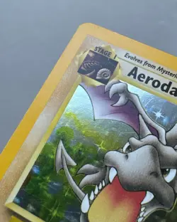 Aerodactyl Holo Rare LP+ - 1/62 Fossil Set - Vintage Pokemon Card WOTC 1999 - Image 4