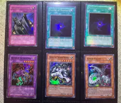 6 Vintage Retro Yugioh Card Holos Bundle Inc 1st Editions LP Condition - Image 1
