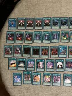 72 Retro Vintage Yugioh Common Card Bundle LP NM Condition Inc 1st Editions - Image 3