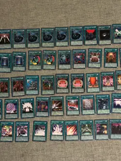 72 Retro Vintage Yugioh Common Card Bundle LP NM Condition Inc 1st Editions - Image 5