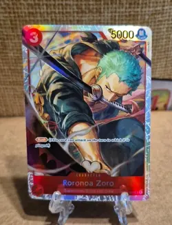 • Roronoa Zoro • OP01-025 SR Romance Dawn Holo Foil One Piece TCG NM - Image 1