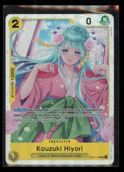 Kouzuki Hiyori OP06-106 One Piece Wings of the Captain Super Rare Near Mint - Image 1