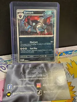 Pokemon TCG: Zoroark (Master Ball Pattern) Rare SV: White Flare 062/086 NM - Image 1