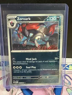 Pokemon TCG: Zoroark (Master Ball Pattern) Rare SV: White Flare 062/086 NM - Image 2