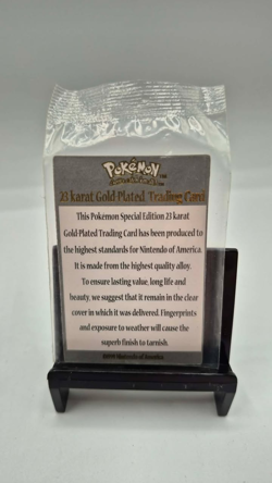 Pokemon 1999 Burger King 23K Gold Plated Charizard Card w/ COA & Case - Image 5