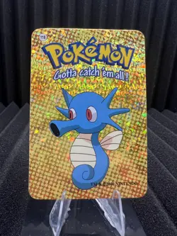 Horsea #116 - Vintage Vending Machine Prism Sticker 2000 - Pokemon Card - Image 1