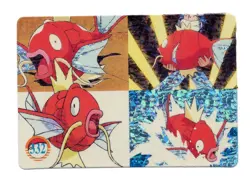 Pokemon Pocket Monsters Vending Prism Holo Vintage Sticker #332 *MAGIKARP* rare - Image 1