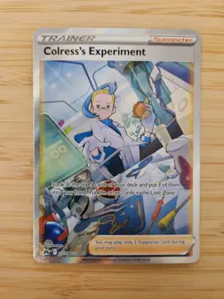 Colress's Experiment GG59/GG70 Crown Zenith Galarian Gallery NM Full Art Pokemon - Image 1