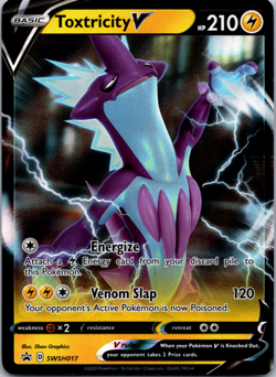Toxtricity V Sword & Shield SWSH017 Pokemon TCG Black Star Promo Ultra Rare NM - Image 1