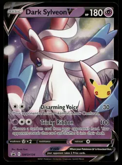 Dark Sylveon V SWSH134 | Promo | SWSH Black Star | NM | Pokemon - Image 1