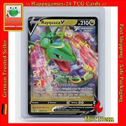 Rayquaza -V - RayquazaV Pokemon Karte SWSH147 Black Star Promo /M66a - Image 1