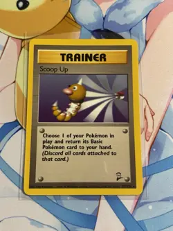 Scoop Up - Base Set 2 - 107/130 - Rare - Normal - English- LP - Image 1