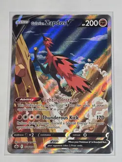 Galarian Zapdos V (Alternate Art) 174/198 SWSH06: Sword & Shield Chilling Reign - Image 1