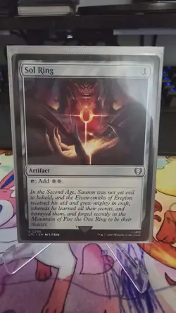 MTG Sol Ring Non Foil Regular Lord of The Rings 0284 LTC NM - Image 1