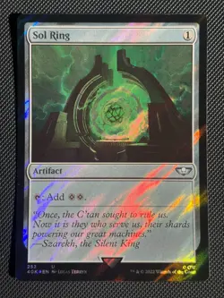Sol Ring - Surge Foil - Warhammer 40K Commander MTG - Image 1