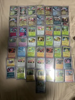 50 CARD POKEMON SLEVED LOT!!! PERFECT FOR REPACKS! - Image 1