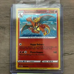 Special Delivery Charizard Pokemon Center Promo Card Holo (SWSH075) - SEALED - Image 4