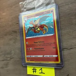 Special Delivery Charizard Pokemon Center Promo Card Holo (SWSH075) - SEALED - Image 5