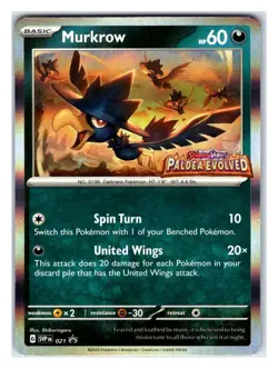 Pokemon TCG - Murkrow - (Prerelease) - SV: Scarlet & Violet Promo Cards 021 Pro - Image 1