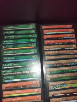 Magic The Gathering 60 Card Ice Age Lot W/ Starter Deck Box & Rule Book MTG NM/M - Image 4